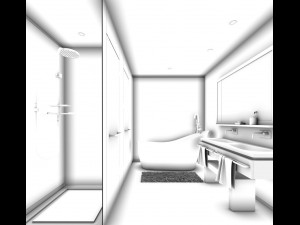 bathroom design complete model 152 Modelo 3D
