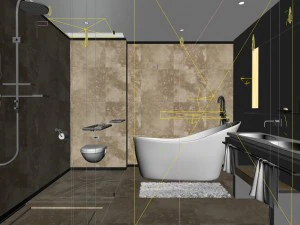 bathroom design complete model 152 3D Model