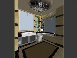 bathroom design complete model 154 3D Model