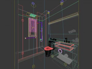 bathroom design complete model 156 3D Model