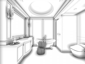 bathroom design complete model 157 3D Model