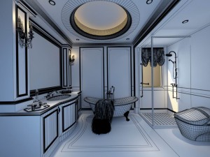 bathroom design complete model 157 3D Model