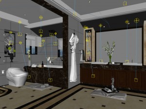 bathroom design complete model 158 Model 3D