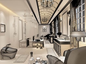bathroom design complete model 159 3D-Modell