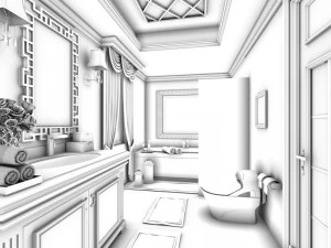 bathroom design complete model 161 3D Model