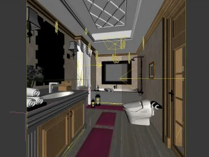 bathroom design complete model 161 3D Model