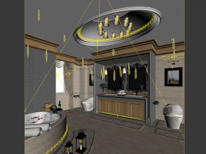 bathroom design complete model 162 3D Model