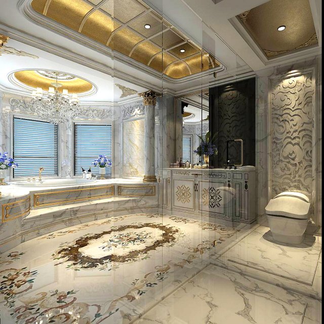 bathroom design complete model 163 3D-Modell .c4d .max .obj .3ds .fbx .stl .blend 
