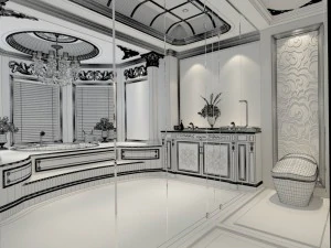 bathroom design complete model 163 3D Model