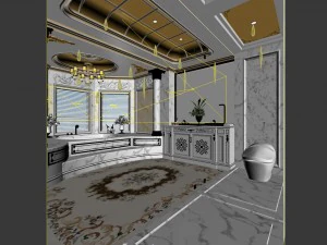 bathroom design complete model 163 3D Model