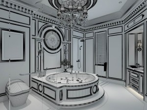 bathroom design complete model 164 Modelo 3D