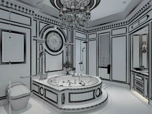 bathroom design complete model 164 3D Model