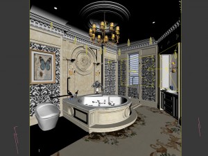 bathroom design complete model 164 Modelo 3D