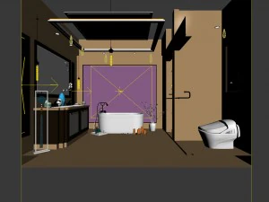 bathroom design complete model 166 3D Model