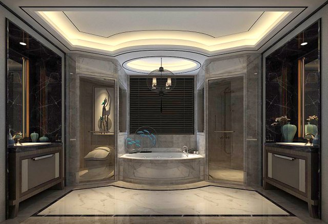 bathroom design complete model 167 Modelo 3D .c4d .max .obj .3ds .fbx .stl .blend 