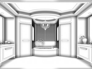 bathroom design complete model 167 Modelo 3D