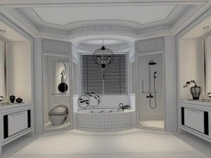 bathroom design complete model 167 3D Model