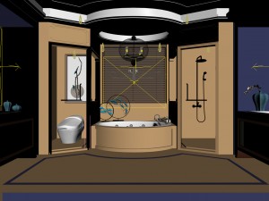 bathroom design complete model 167 Modelo 3D