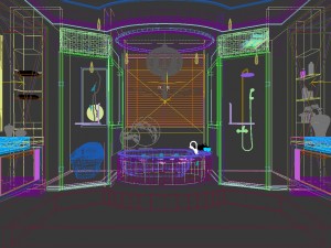 bathroom design complete model 167 Modelo 3D