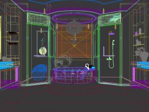 bathroom design complete model 167 3D Model