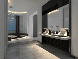 bathroom design complete model 168 Model 3D