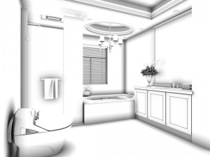 bathroom design complete model 169 Modelo 3D