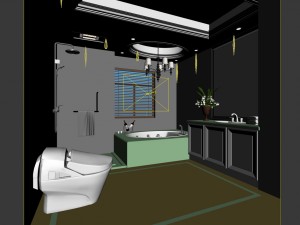 bathroom design complete model 169 Modelo 3D