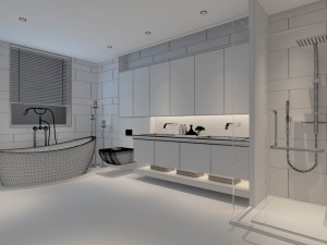 bathroom design complete model 170 Modello 3D
