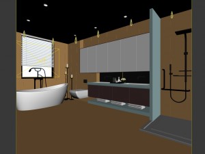 bathroom design complete model 170 Modello 3D