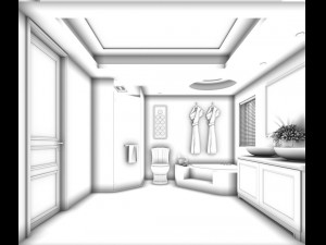 bathroom design complete model 171 3D Модель