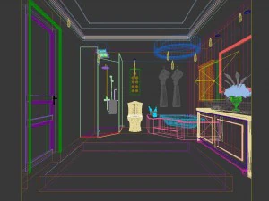 bathroom design complete model 171 3D Model