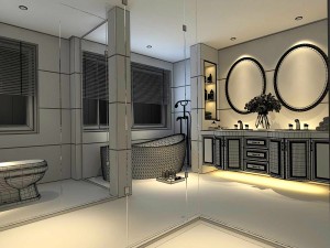 bathroom design complete model 172 3D Model