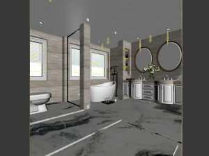 bathroom design complete model 172 3D Model