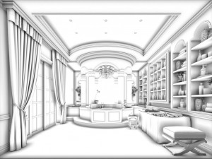 bathroom design complete model 173 Model 3D