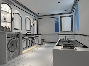 bathroom design complete model 175 3Dモデル