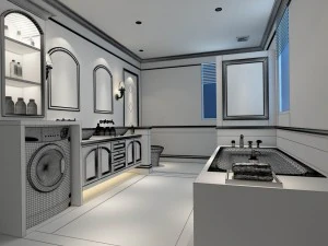 bathroom design complete model 175 3D Model