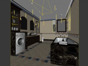 bathroom design complete model 175 3Dモデル