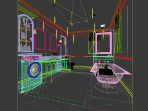 bathroom design complete model 175 3D Model