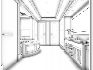 bathroom design complete model 176 3D Model