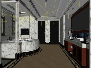 bathroom design complete model 176 3D Model