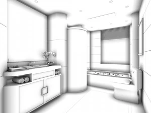 bathroom design complete model 177 3D Model