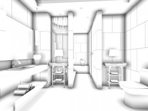 bathroom design complete model 179 Model 3D