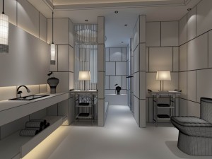 bathroom design complete model 179 Model 3D
