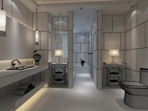 bathroom design complete model 179 3D Model