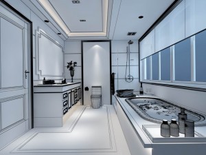 bathroom design complete model 181 Modelo 3D
