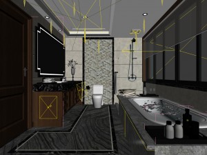 bathroom design complete model 181 Modelo 3D