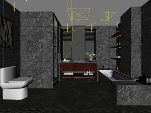 욕실 디자인 완성 모델 182 3D 모델