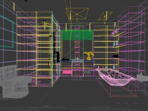 욕실 디자인 완성 모델 182 3D 모델