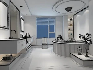 dise&ntilde;o de ba&ntilde;o completo modelo 183 Modelo 3D