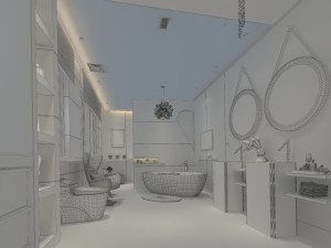 bathroom design complete model 322 3D Model